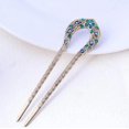 thumbnail image 1 of Horquillas para el pelo francesas, horquillas para el pelo Vintage, pasador de Metal en forma de U, horquilla para el pelo con doble punta, horquilla con diamantes de imitación de cristal pa, 1 of 5