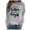 Gray, variant on ICHUANYI Womens Stylish Casual Crewneck Sweatshirt Long Sleeve Letter Print Shirt Soft Lightweight Loose Top Fall Winter Clothing 2023