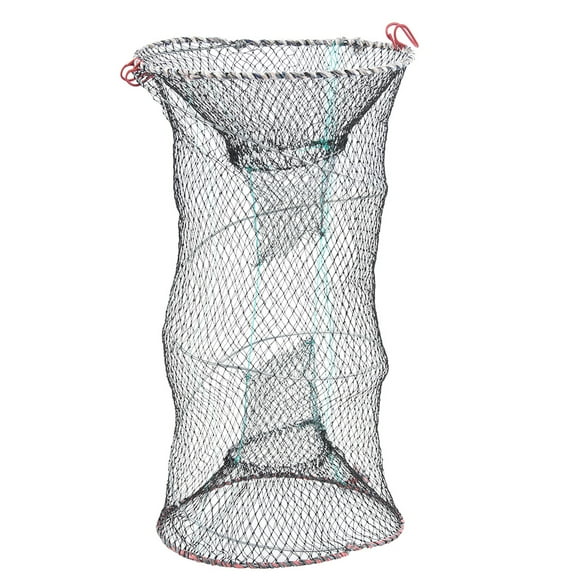 Trap Fish Basket, Crab Trap Bait Fishing Cage Portable Folded Cast Net Shrimp Bait Trap Net For Crayfish Crab Fishes