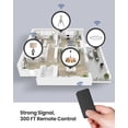 thumbnail image 2 of Enchufe inteligente con control remoto Zoiinet, 300 pies, 1500 W, inalámbrico, 2 of 6