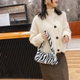 thumbnail image 4 of Vintage Female Shoulder Underarm Bag Animal Pattern Plush Portable Mini Purses, 4 of 4