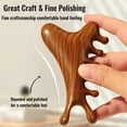 thumbnail image 4 of 4 in 1 Wooden Scalp Massage Comb - Portable Wooden Scalp Massage Comb Tool, Handmade Natural Green Sandalwood Wide Tooth Combs - Wood Massage Comb & Sandalwood Comb for Hair Care, 4 of 7