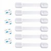 Booboo® (10 Pack) Premium Child Safety Cupboard Door Strap Locks | Baby Proof Your Cabinets with No Trapped Fingers | Extra Easy Installation, No Tools Needed