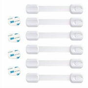 Booboo® (10 Pack) Premium Child Safety Cupboard Door Strap Locks | Baby Proof Your Cabinets with No Trapped Fingers | Extra Easy Installation, No Tools Needed