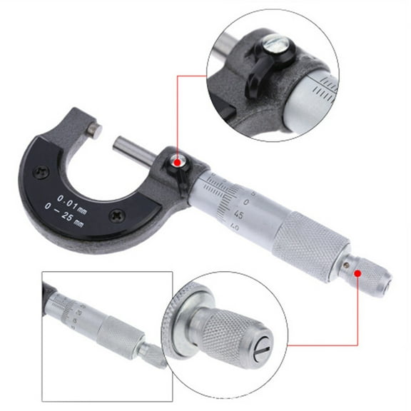 Raindrops Digital outside Micrometer Measuring Tool Screw Micrometer