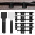 thumbnail image 1 of Uxcell 100-Pack Bridas de Cable de Gancho y Bucle, 3.5 x 1.1 Pulgadas Organizador de Cables Autoadhesivo Mejorado para Escritorio [Negro], 1 of 7
