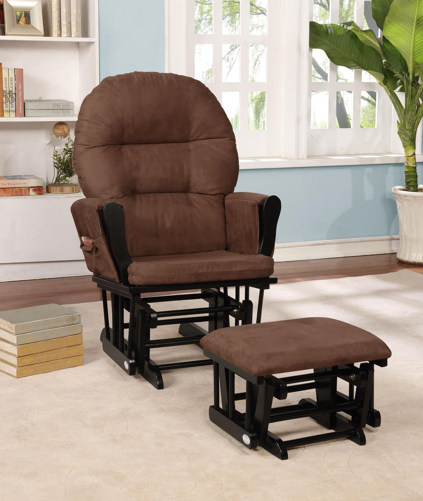 naomi home brisbane glider & ottoman set