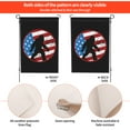 thumbnail image 4 of TEQUAN Big Foot Patriotic Red Flag Garden Flags, 18 x 12 inch Double Sided Linen Outdoor Flag for Holiday Farmhouse Yard Home Decor, 4 of 7