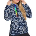thumbnail image 4 of KLL Dragon for Womens Pullover Hoodie with Pocket Hooded Long Sleeve Shirts Sweatshirt for Women-XX-Large, 4 of 7