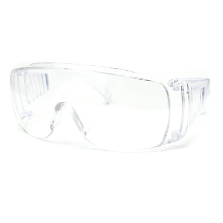

All Clear ANSI Z87.1+ Large Coverage Fit Over Eyeglasses Safety Goggle Glasses