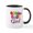 White/Black Inside, variant on CafePress - Jelly Bean Girl Mug - 11 oz Ceramic Mug - Novelty Coffee Tea Cup