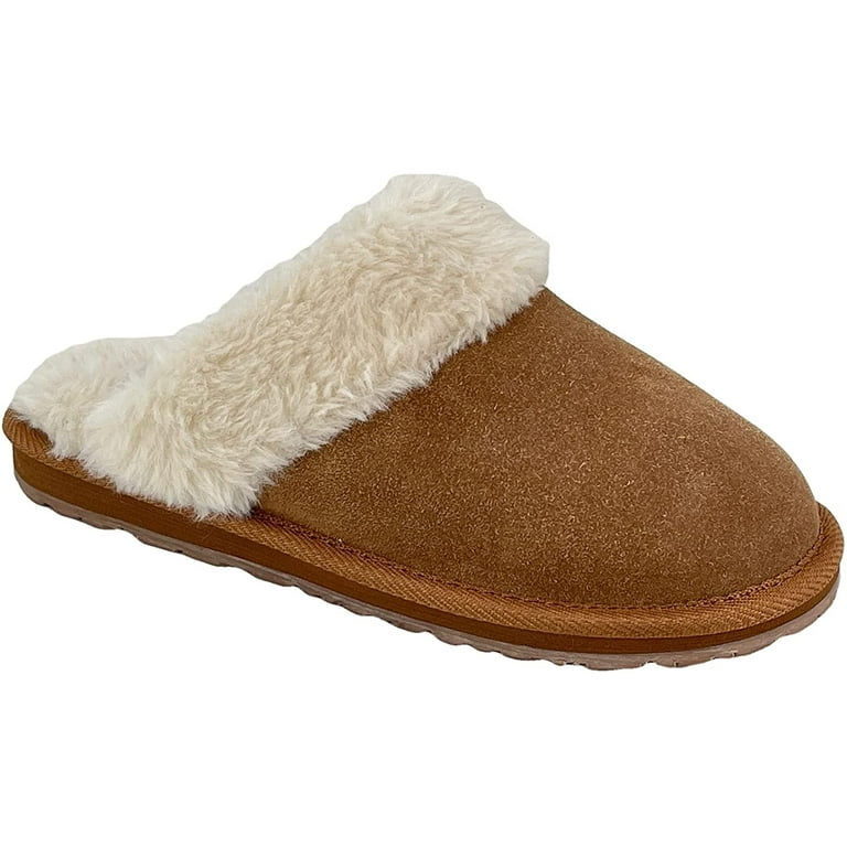 Clarks Women s Scuff Slip on Cosy Mule Slipper 7 M US CINNAMON Walmart