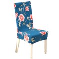 thumbnail image 2 of Funda de asiento de silla de comedor de cocina Spandex funda extraíble para boda Peonía azul Zulema Fundas para sillas de comedor, 2 of 6