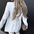 thumbnail image 5 of Womens Work Office Lapel Button Blazer Long Sleeve Lightweight Work Office Blazer Jacket Casual Open Front Cardigan, 5 of 8