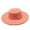 Pink, variant on Ticikt Sun Hats Outdoor Leisure Large Brim Design Stylish Sun Hat Every Season,Color:Yellow
