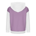 thumbnail image 5 of fatyb Hoodies for Boys Girls with Pockets Long Sleeve Casual Pullover Color Block Kids Hooded Sweatshirts, 5 of 7