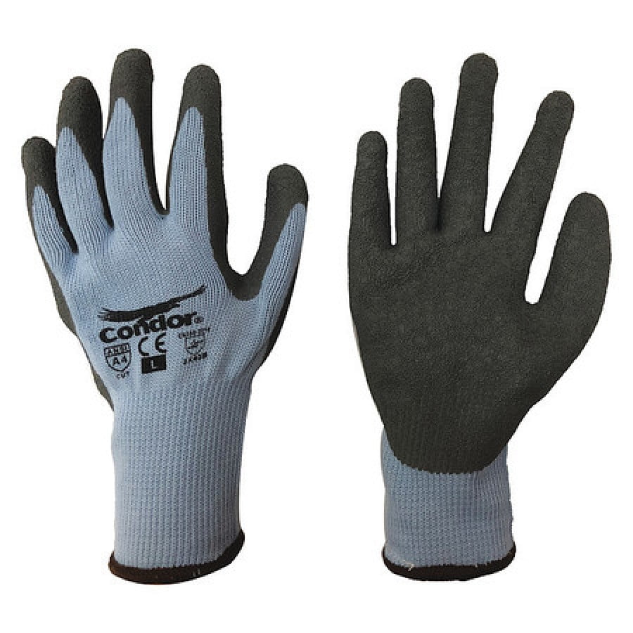 Condor CONDOR 29JV93 Cut Resistant Gloves,Gray,Latex,L