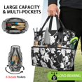 thumbnail image 2 of Garden Tool Bag,Pioneer Flower Floral Print Pattern Garden Tool Organizer,Garden Gifts,Waterproof Multi-Pocket Garden Tool Storage 11.8x5.5x11.4 Inch(Tools NOT Included), 2 of 6