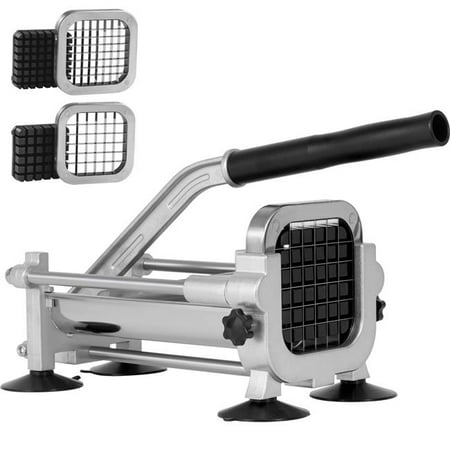 

French Fry Cutter with 0.5 in. & 0.38 in. Stainless Steel Blades