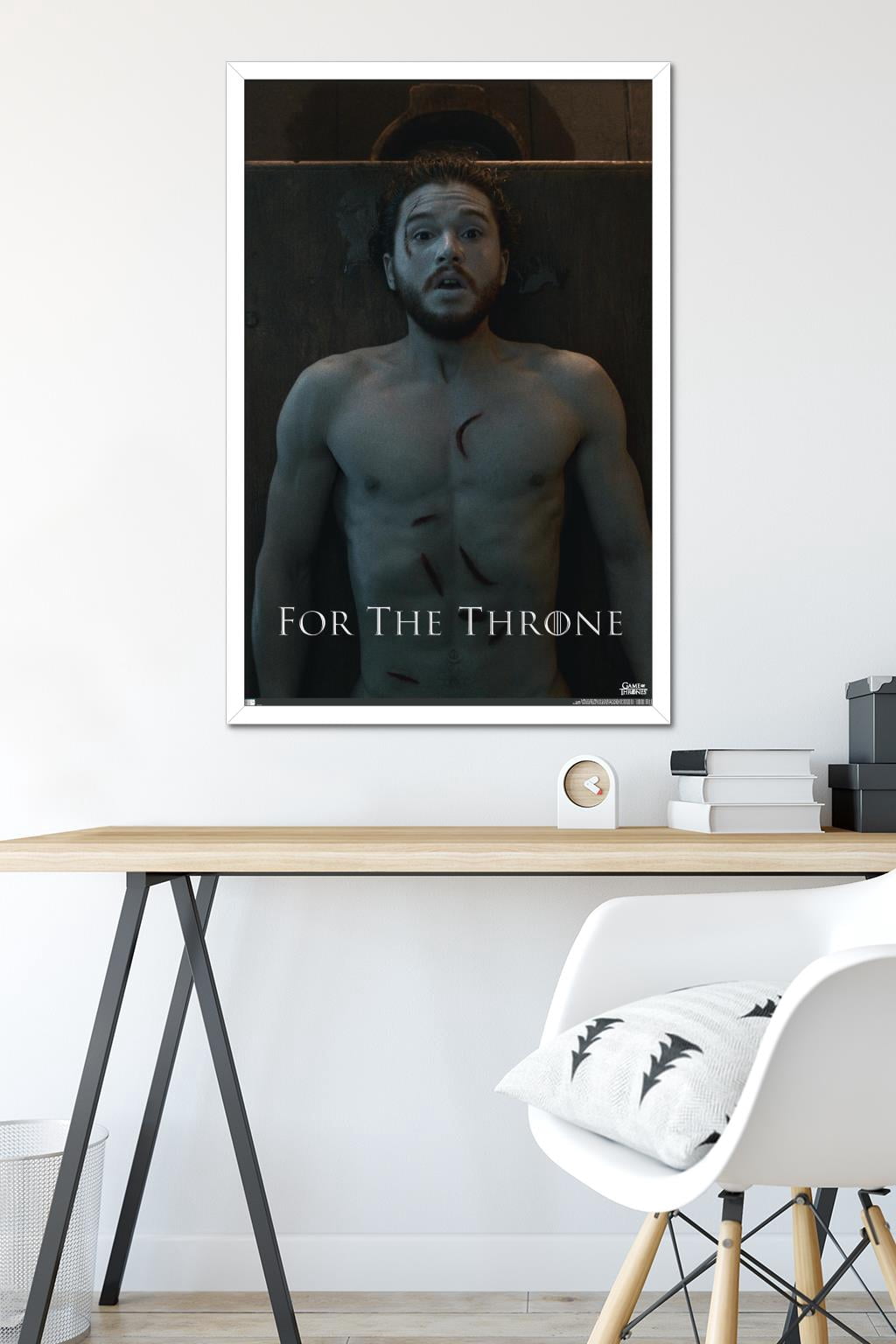 Game of Thrones - Jon Snow Wall Poster, 22.375" x 34", Framed