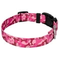 thumbnail image 4 of Country Brook Petz® Deluxe Pink Bone Camo Reflective Dog Collar, Small, 4 of 6