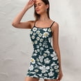 thumbnail image 3 of Ladies Elegant Sling Sleeveless Sexy Dress floral, 3 of 6