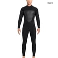 thumbnail image 4 of Combinaison de Plongée Haute Efficacité Anti-Froid Maillots de Bain Confortables Écran Solaire Puissant Réduire la Résistance à l'Eau Combinaison Classique Col Rond Homme Noir P, 4 of 6