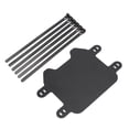 thumbnail image 4 of Motorcycle Front Number Plate, Perfect Fit High Toughness Easy To Install Matte Black License Plate ABS  for Light Bee Light S X, 4 of 7