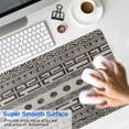thumbnail image 4 of Long Mouse Pads for Desk,Geometric Diamond Striped Pattern Desk Mats on Top Of Desks, Desk Mouse Pad Extra Large with 3mm Non-Slip Base and Stitched Edge for Gaming,Office,Work,Home 31.5"x11.8", 4 of 6
