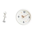 thumbnail image 1 of Figura de escritorio,Estatua de bailarina de ballet,adorno de escritorio para decoración del hogar,Estatua de bailarina moderna,regalo de cumpleaños para la oficina,Reloj de pared,Reloj de, 1 of 8