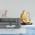 thumbnail image 2 of Figura de escritorio,Estante de estatua de gato para escritorio,oficina,decoración del hogar,estatua de resina de cisne,Figuras de cisne,estatuas,decoración del hogar,fiesta de, 2 of 8