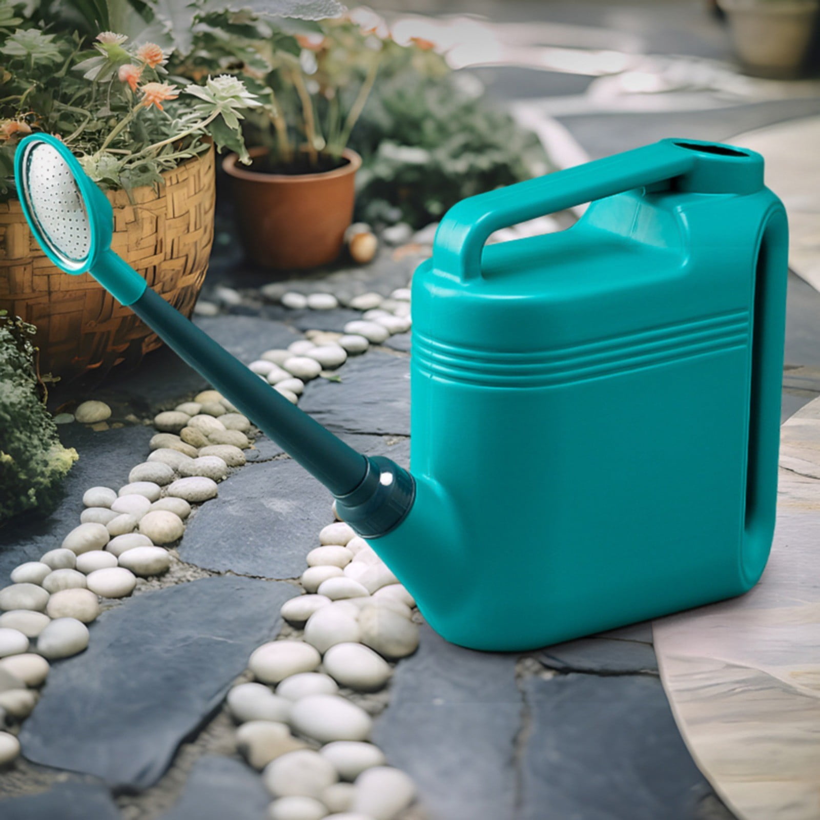 Watering Can Plastic Long Spout 8L Capacity Lightweight for Indoor Outdoor Plants