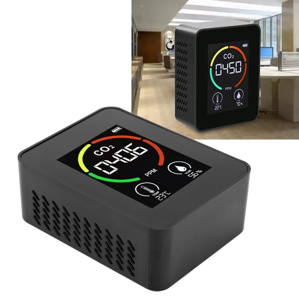 Monitor De Aire, Detector De CO2 De Alta Precisión Con Sensor TVOC Para Hotel