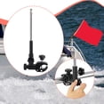 thumbnail image 6 of CarpNettore 1.2M Extendable Pole Boat Flagpole Holder Set 360 degree Rotatable Accessories Sturdy C Clamp, 6 of 9
