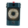 thumbnail image 1 of Aire acondicionado portátil, ventilador enfriador de aire USB con luz cálida para escritorio Verde, 1 of 9