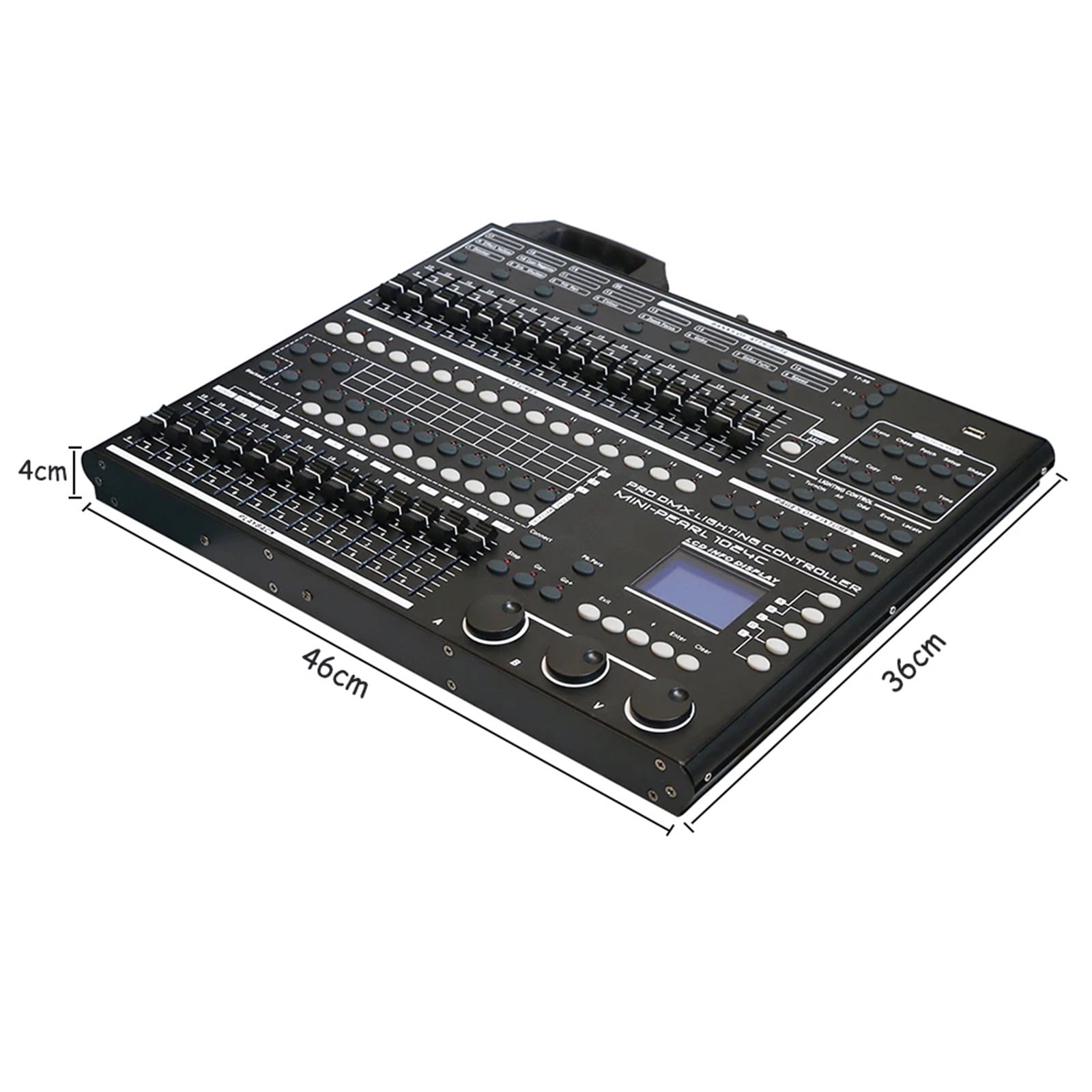 Powerful 1024 Ultra-thin DMX Controller DMX512 Console Suitable For Moving Head Light Par Light Series Stage Light Equipment ,Precision Control and Adjustment