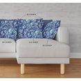 thumbnail image 2 of HomeRoots 414492 20 Po Printemps Intérieur & Extérieur Coussin & 44; Violet & Bleu, 2 of 2