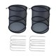 thumbnail image 4 of Cubiertas protectoras plegables de malla reutilizables para plantas, ideales para árboles frutales pequeños, jardines y macizos de flores elevados. 2 piezas, 4 of 8