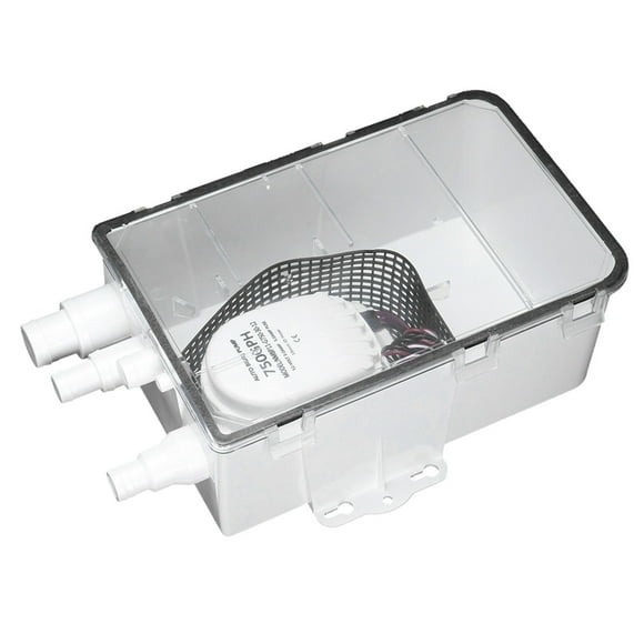 Shower Sump Pump, Automatic Control Switch Removable Mesh Filter 750 GPH Shower Pump  For RV