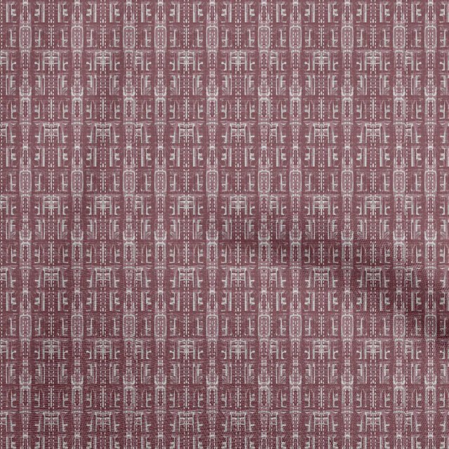 oneOone Cotton Cambric Maroon Fabric Texture Sewing Material Print Fabric By The Yard 42 Inch Wide
