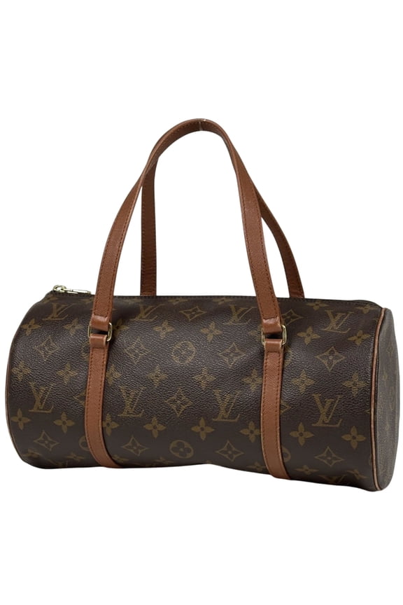 Pre-Owned Louis Vuitton Papillon 30 Barrel Bag, Old/Previous Model, Monogram Brown, Women's,...