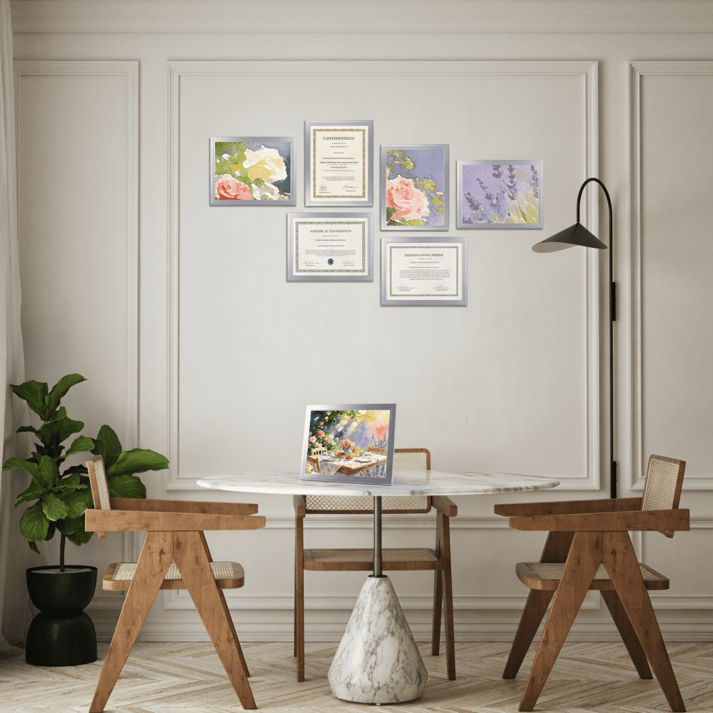 12 Pack 8.5x11 Picture Frame for Wall Mounted and Tabletop Display