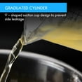 thumbnail image 3 of Vaso medidor graduado de plástico de doble cara con vaso medidor graduado, cilindro medidor de 600 ml, 3 of 8