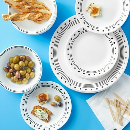 Corelle Classic City Block 16-Piece Dinnerware Set