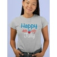 thumbnail image 2 of 4Th Of July Cupcake T-Shirt Women -Image by Shutterstock, Female XX-Large, 2 of 4