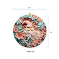 thumbnail image 4 of 3D Pink Santa Claus Ornament, Custom Christmas Ornaments, Christmas Round, Ceramic Christmas Ornament, Keepsake Ornament 2025, Christmas Decorations, Christmas Wife Gifts, 4 of 5