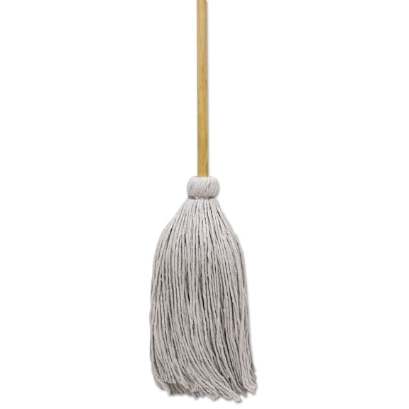 Boardwalk Mop Head Cotton Cut-End White #16 Handle Deck 12/Carton CD50016S