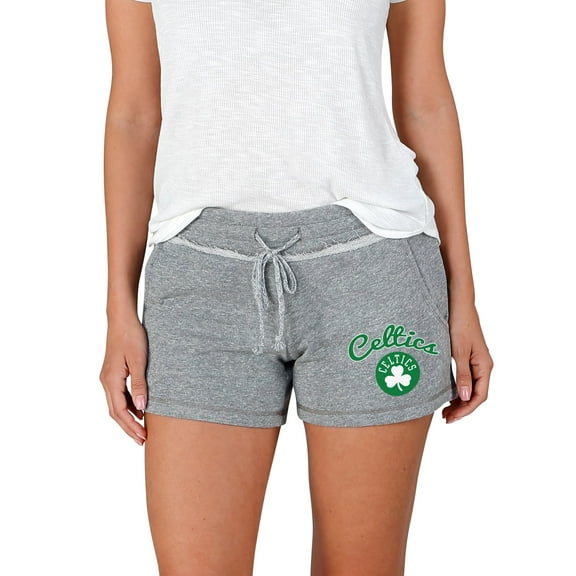 Women's Concepts Sport Gray Boston Celtics Mainstream Terry Shorts
