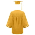 thumbnail image 4 of Boys Girls Kindergarten Graduation Cap and Gown with Tassel and Gold Stole Gold Cap and Gown with Tassel Class Of 2026, 4 of 8