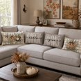 thumbnail image 4 of Farmhouse Decorative Pillows Covers Set of 4 Fall Home Decor Thanksgiving Decor Lumbar Throw Pillows for Couch Bedroom Seasonal Decor, 4 of 9